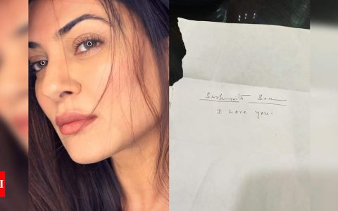 Come across out who wrote the shortest but the ‘ultimate appreciate letter’ to Sushmita Sen, and it is not from her BF Rohman Scarf | Hindi Film News