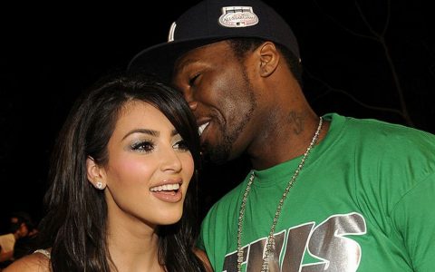 Kim Kardashian supported by 50 Cent who takes vicious swipe at Kanye West