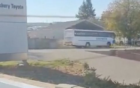 Dozens of prisoners filmed escaping from jail before truck is hijacked – World News