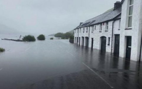 Wales flooding: Historic hotel suffers after major rain