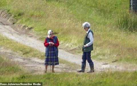 The Queen heads out for a wander as she is seen for the 1st time given that heading to Balmoral Estate