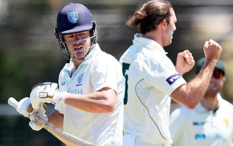 Sheffield Shield 2020-21, NSW All Out 64 Video, Tasmania