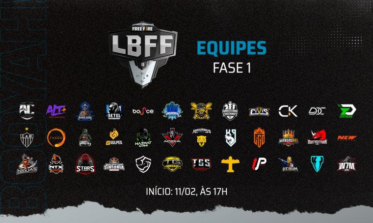 LBFF 2021: LBFF 4 Series B to start with free fire from Atletico-MG between teams this Thursday