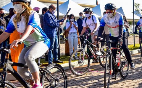 DF receives India-Brazil Friendship cycling circuit