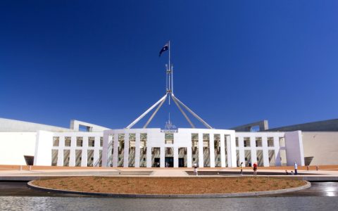 Australia’s parliament graffiti after climate change report