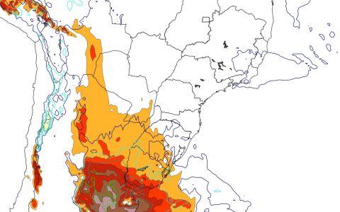 Severe scenario for violent storms in Argentina