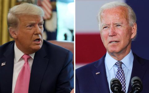 Trump mocks Biden, says America is being destroyed