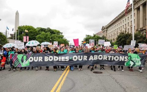 Protests against a possible overthrow of abortion rights in the United States